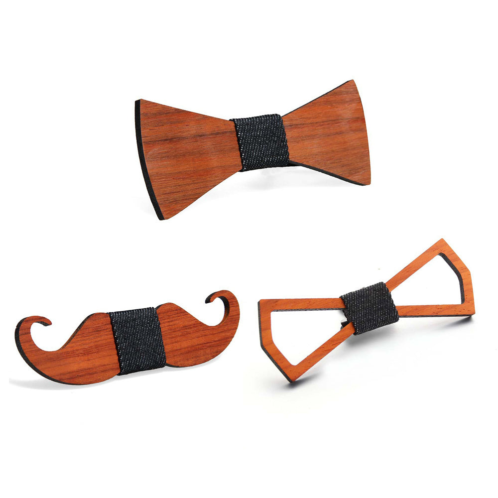 Men's Handmade Bow Tie Wood