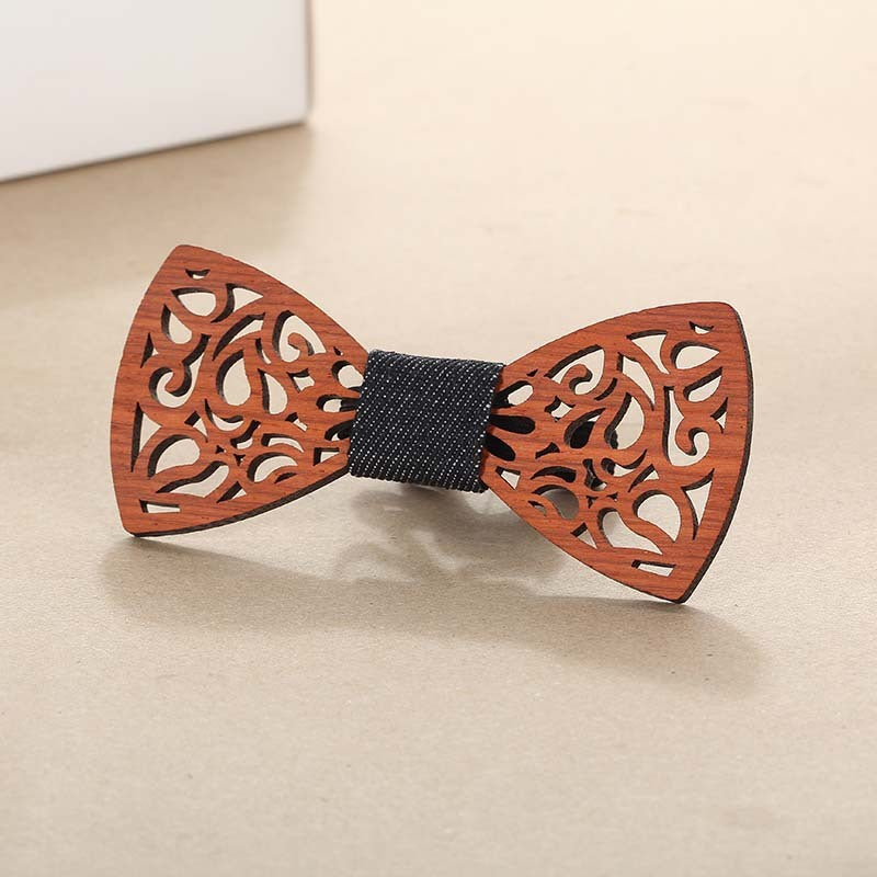 Men's Handmade Bow Tie Wood