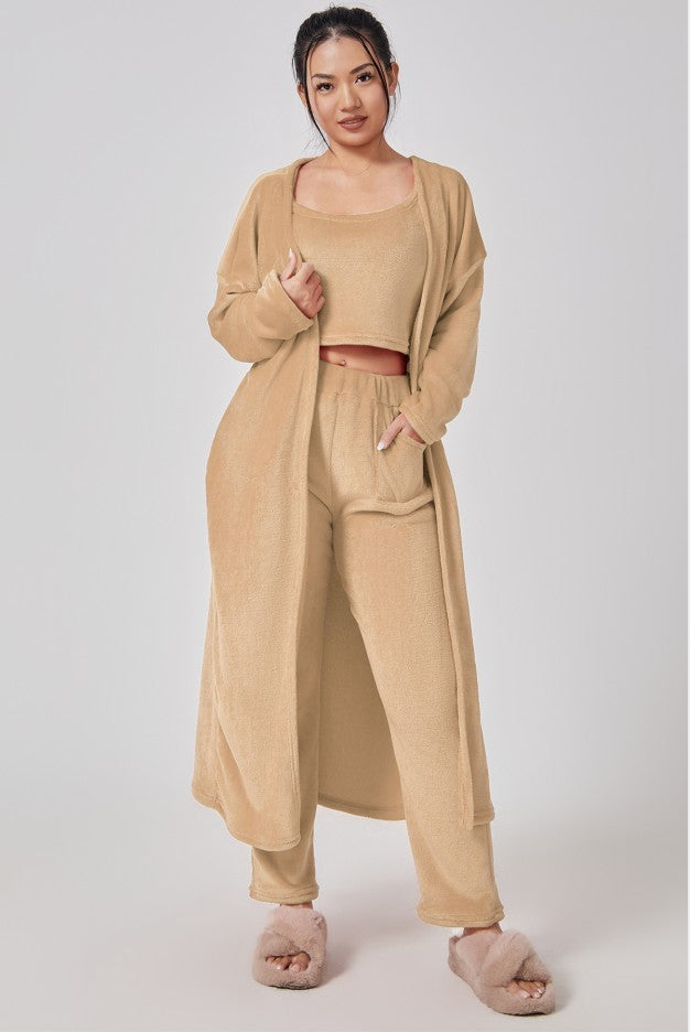 Cozy Pajama Set, 3 Piece Lounge Set