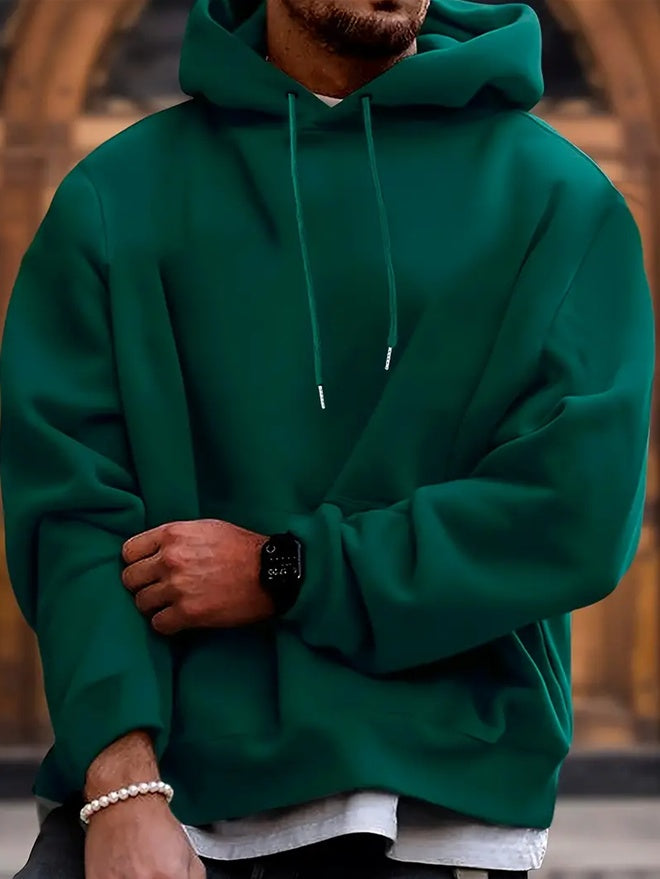 Men's Solid Color Hoodie