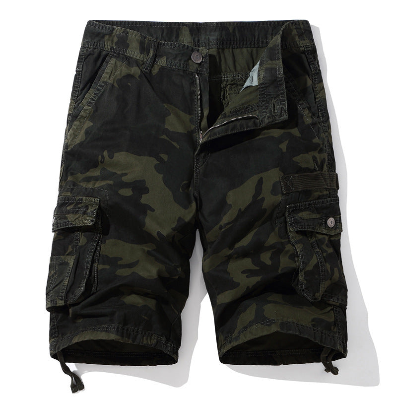 Camo Cargo Shorts Men