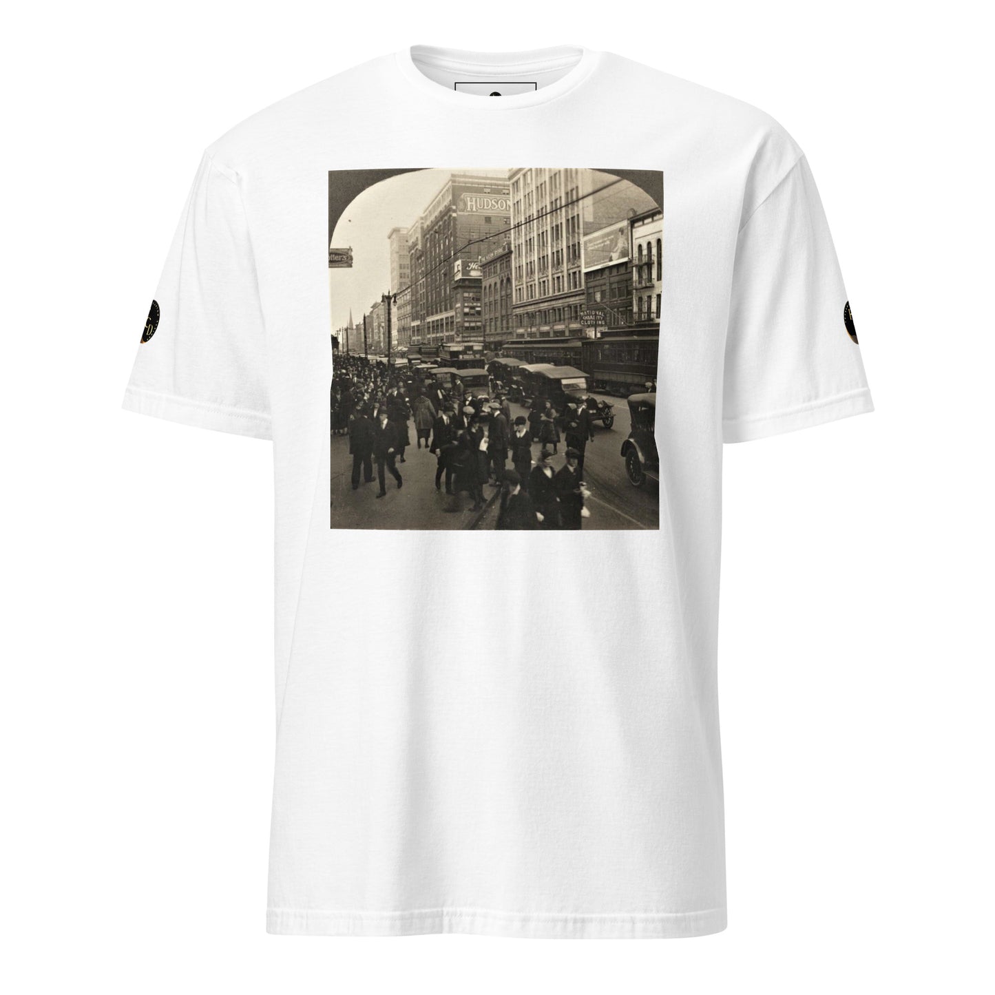 ECD Hustle Collection Detroit history Tee