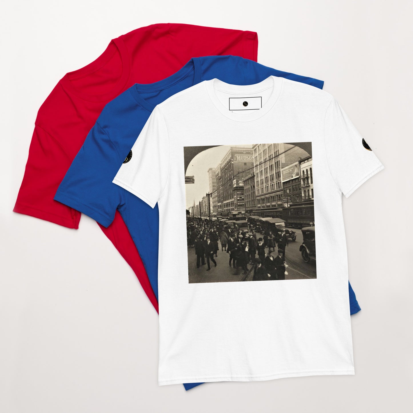 ECD Hustle Collection Detroit history Tee