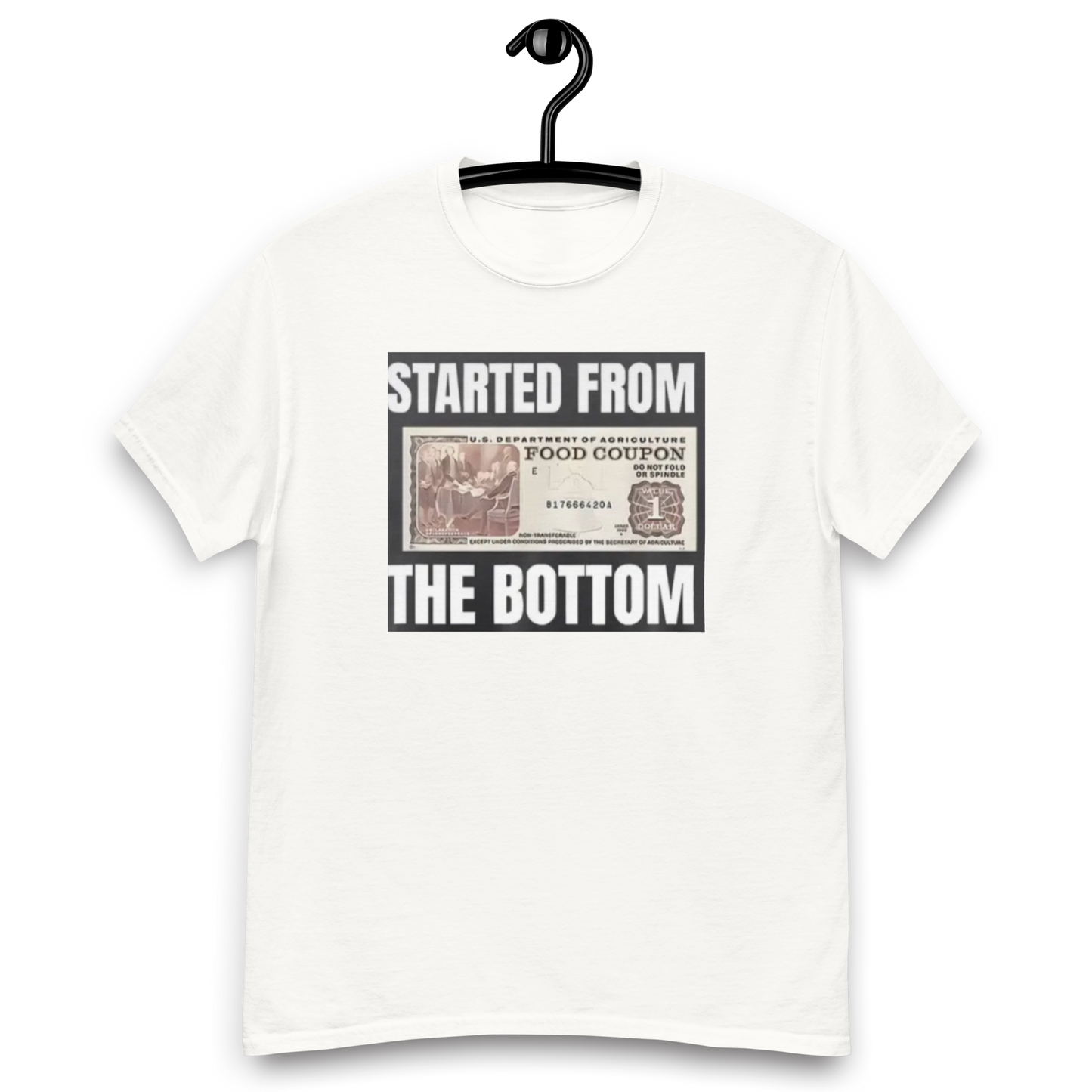 ECD From the bottom custom print classic Tee