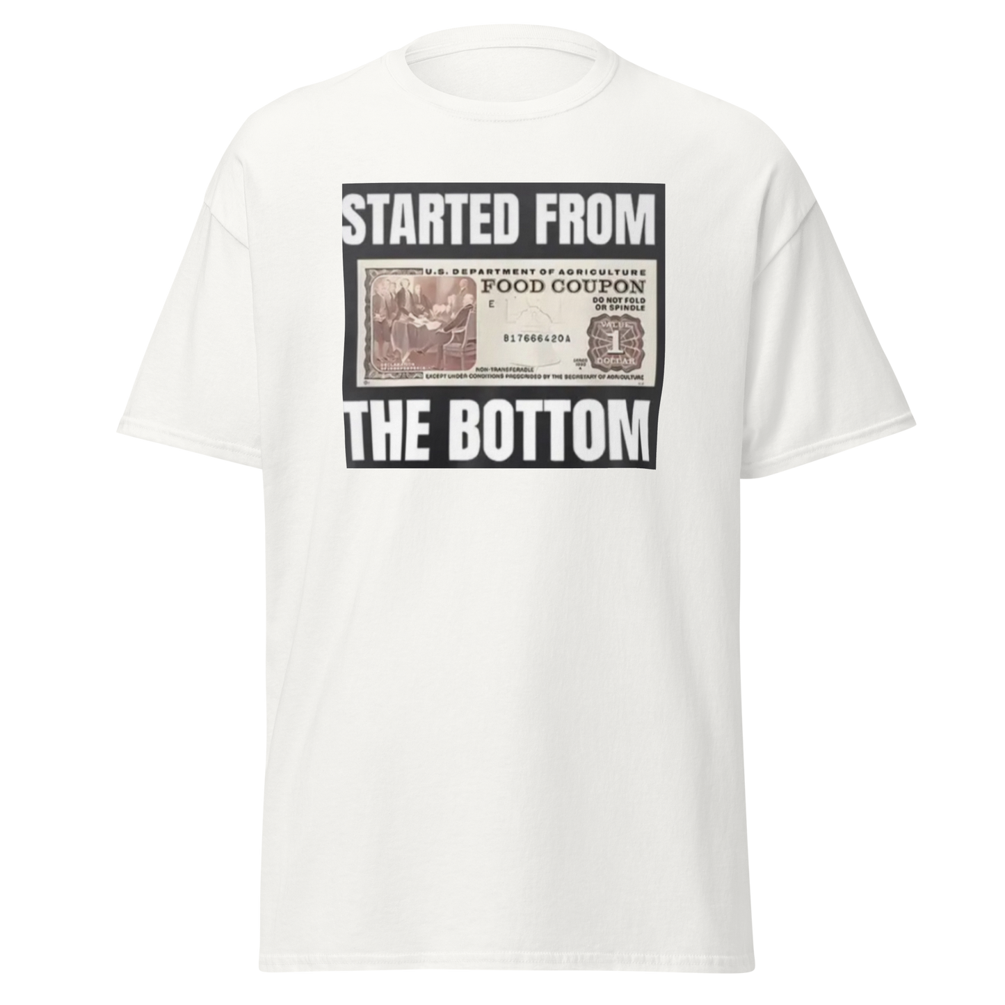 ECD From the bottom custom print classic Tee